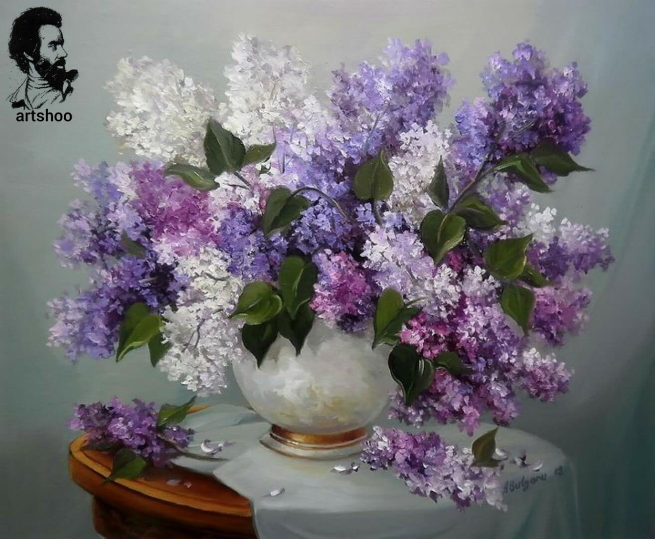 آموزش نقاشی رنگ روغن